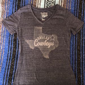 Dallas Cowboys Women’s Vneck Tee Shirt